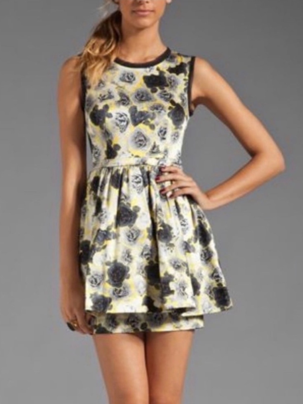 Juicy Couture Floral Fit & Flare Dress Size 0
